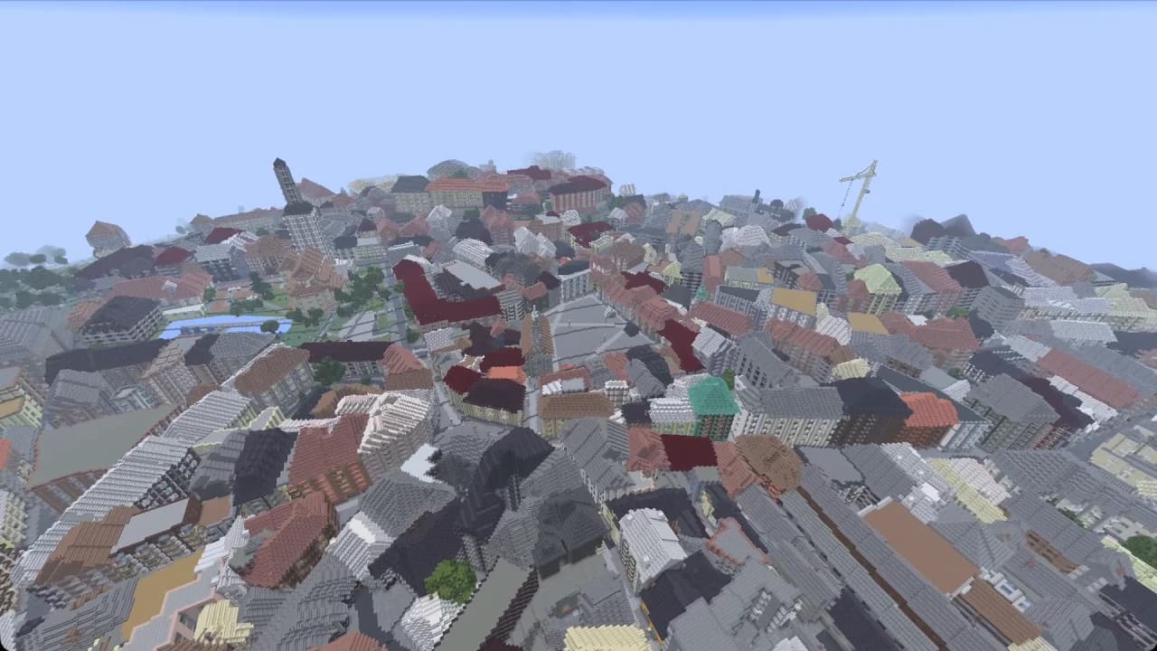 タリン旧市街のMinecraftマップをダウンロード ゲーム内スクリーンショット 1