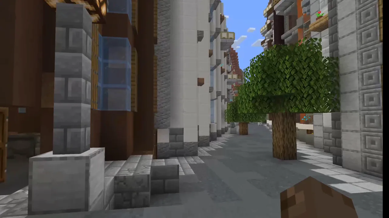 Madrid Kraliyet Sarayı ve Plaza de Oriente Minecraft Java Haritası Oyun ekran görüntüleri 2