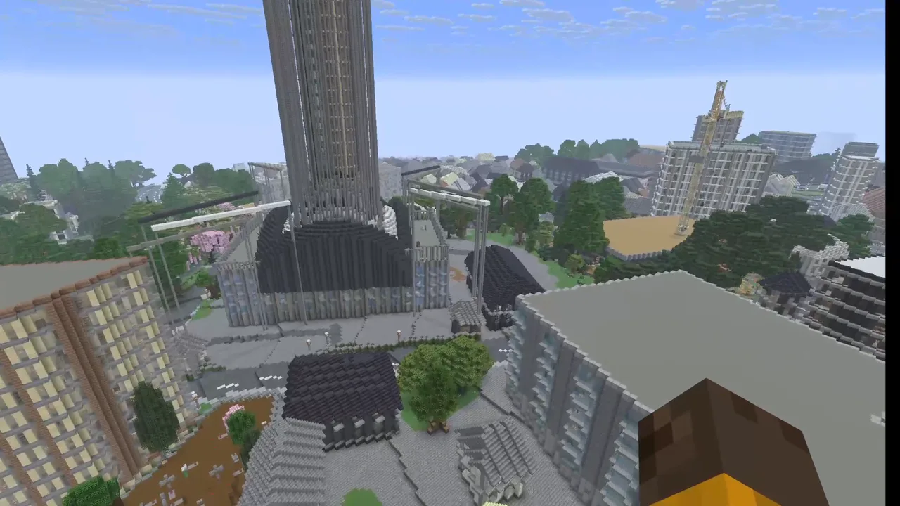 Bản đồ Minecraft Java Tháp Tokyo và công viên Shiba Ảnh chụp trong game 2