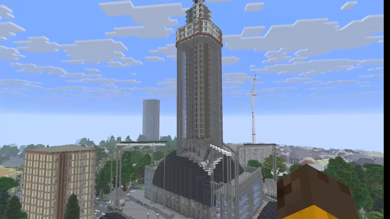 Bản đồ Minecraft Java Tháp Tokyo và công viên Shiba Ảnh chụp trong game 3