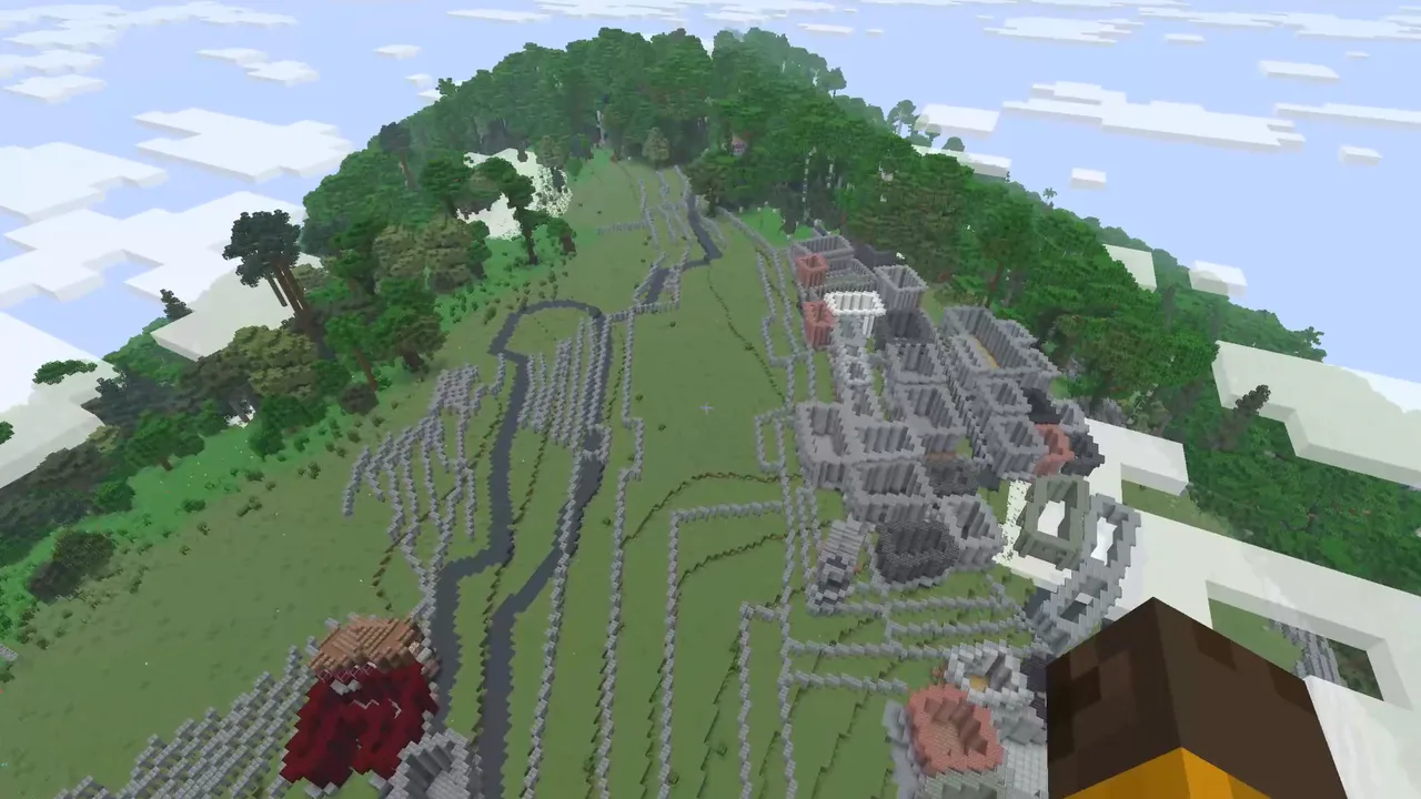 Peta Minecraft Java Situs Machu Picchu Tangkapan layar permainan 3