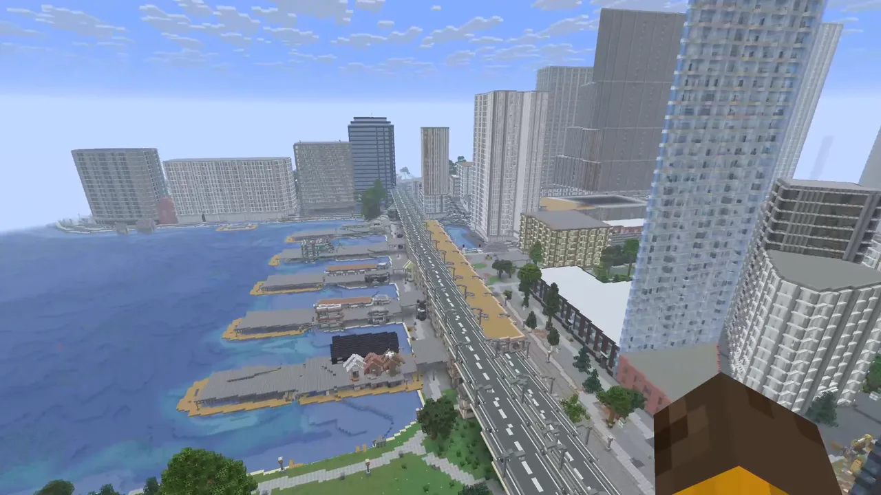 悉尼歌剧院与皇家植物园 Minecraft Java 地图 实机游戏截图 2
