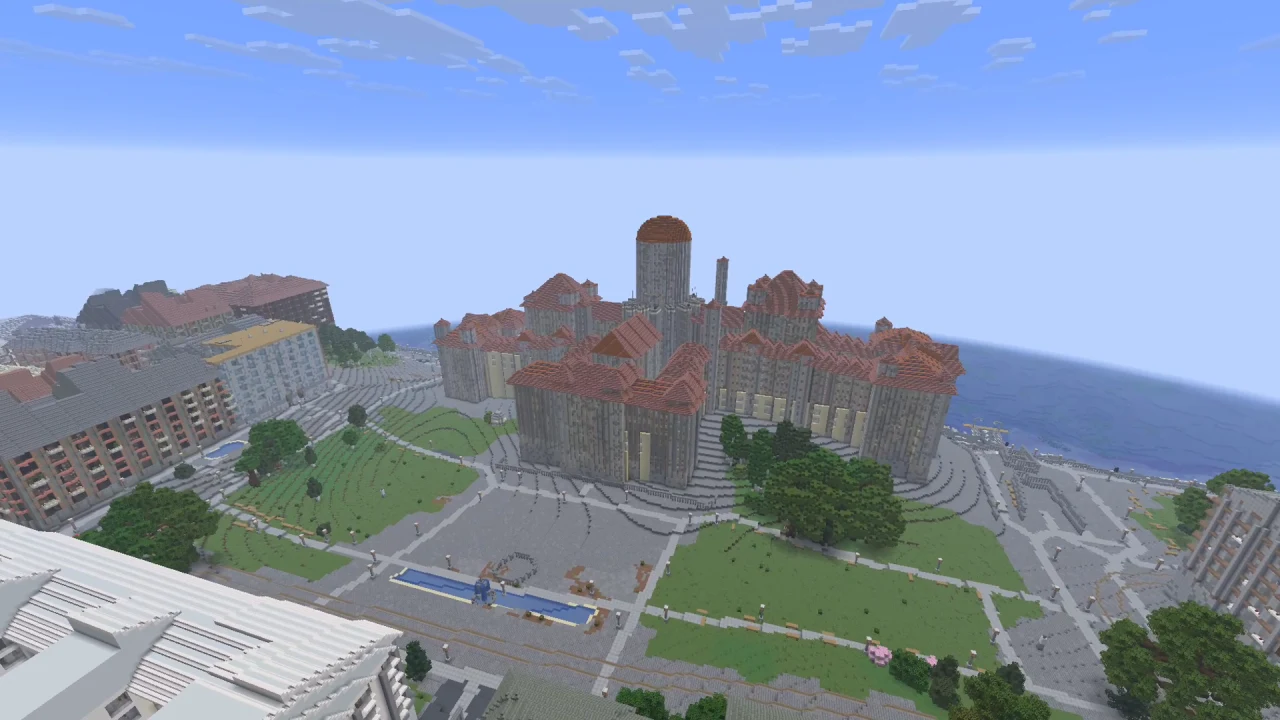 Parlemen Budapest — Map Minecraft Java Tangkapan layar permainan 2