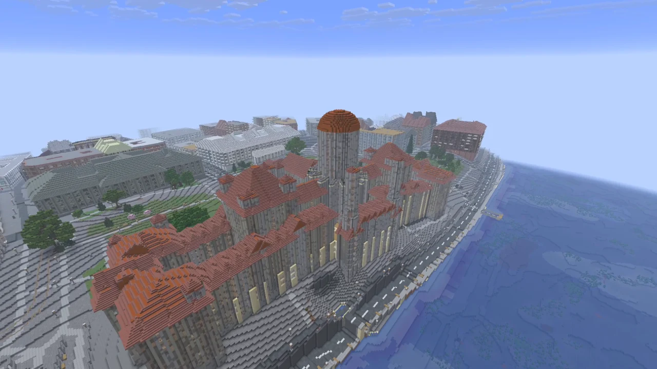 Parlemen Budapest — Map Minecraft Java Tangkapan layar permainan 3