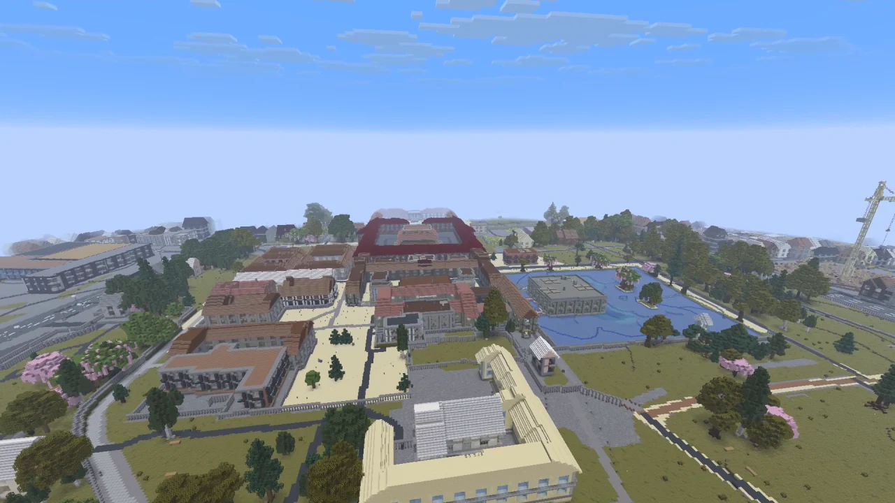 Gyeongbokgung Seoul — Map Minecraft Java Tangkapan layar permainan 2