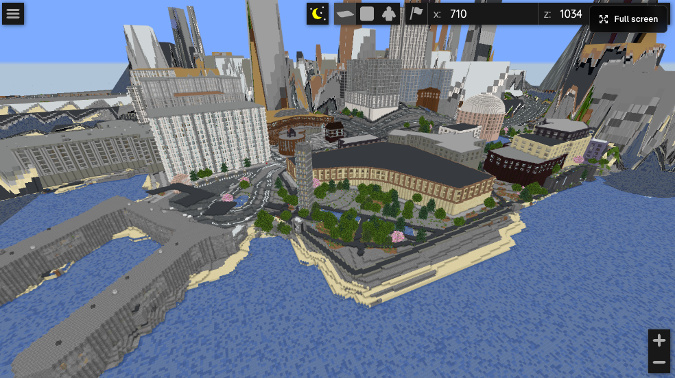 Yau Tsim Mong District, Hong Kong Minecraft screenshot 2