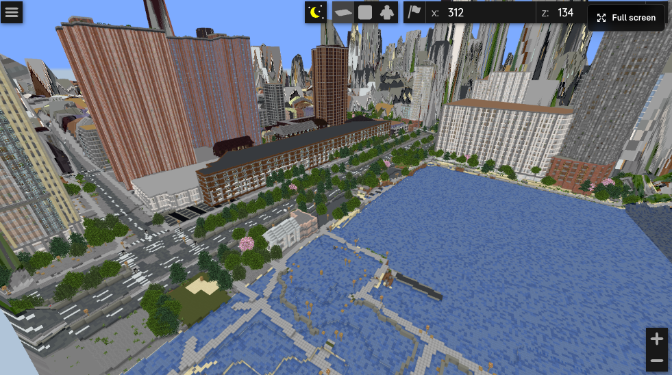 Manhattan, New York, United States Minecraft screenshot 2